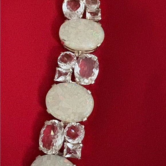 Limited Edition Stephen Dweck Opal, Crystal, & Sterling Bracelet - Picture 3 of 6